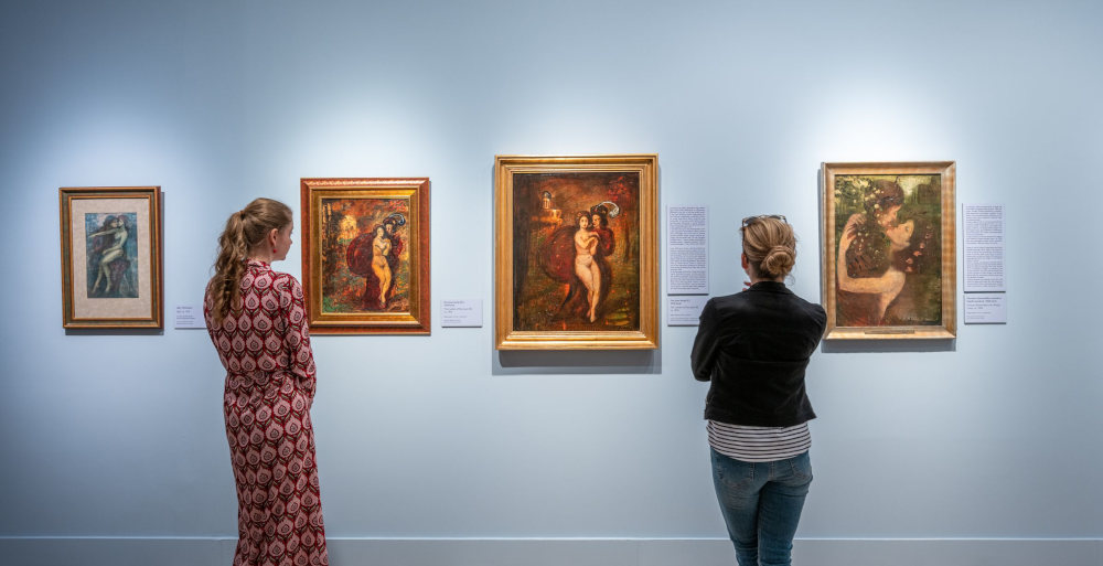 Enteriőr a Gulácsy-kiállításon  Kép forrása: MNG / Palkó György